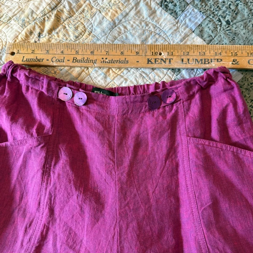 Purple Wide-Leg Pants - Picture 3 of 5